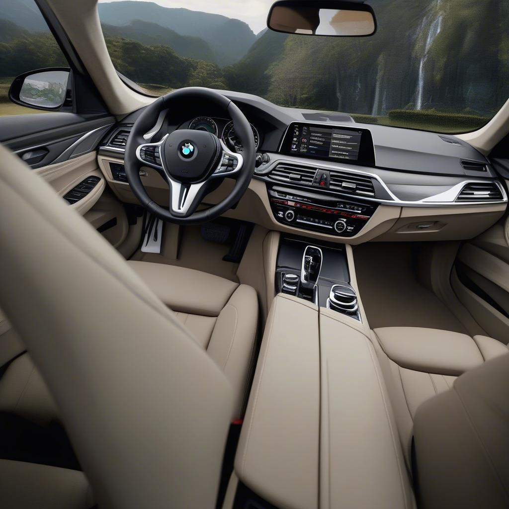 Nội thất BMW 520i 2019