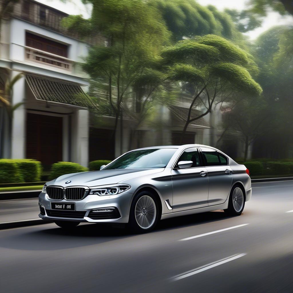 BMW 528i 2017 ngoại thất tại Việt Nam