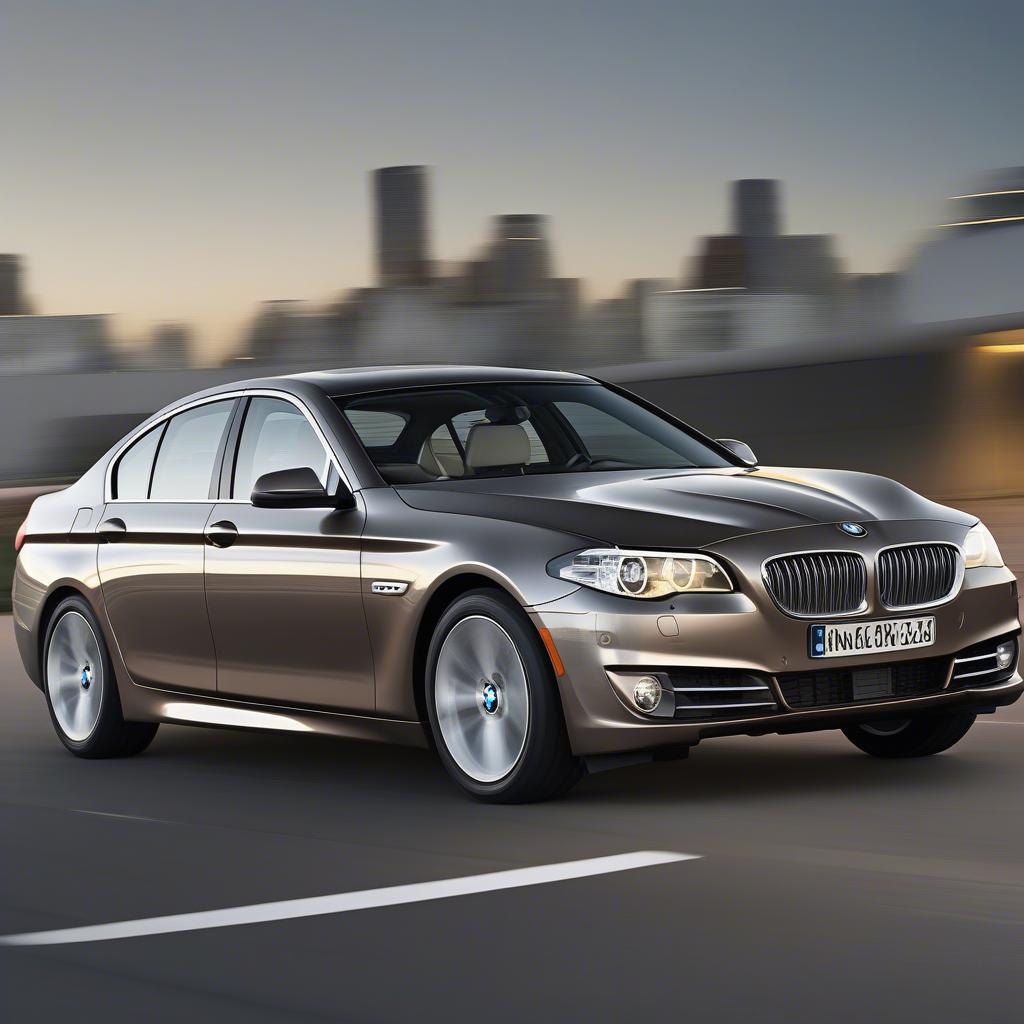 Ngoại thất thể thao và hiện đại của BMW 538i