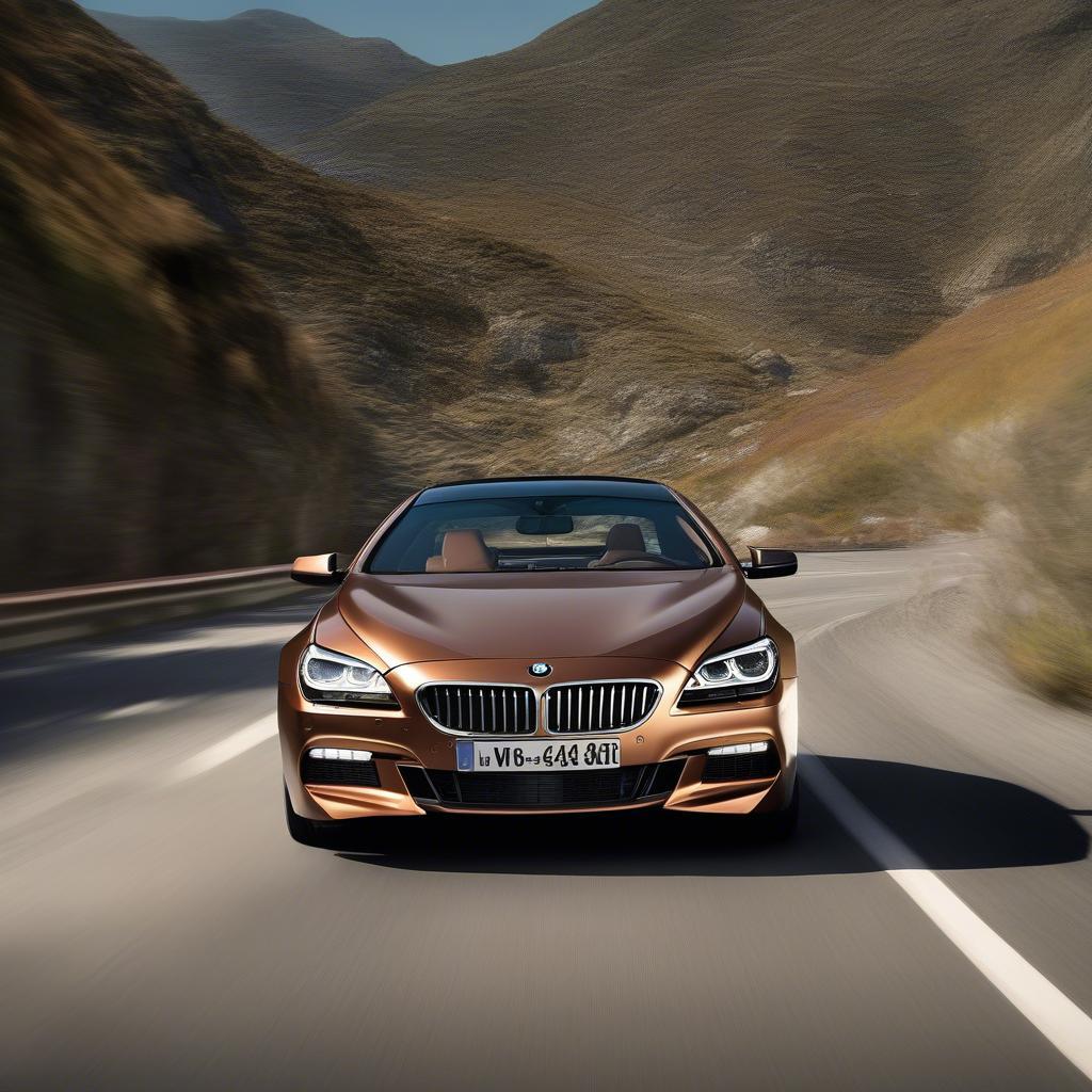 BMW 6 Copper trên đường phố