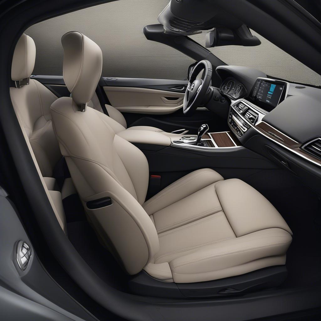 Nội thất sang trọng của BMW 640i