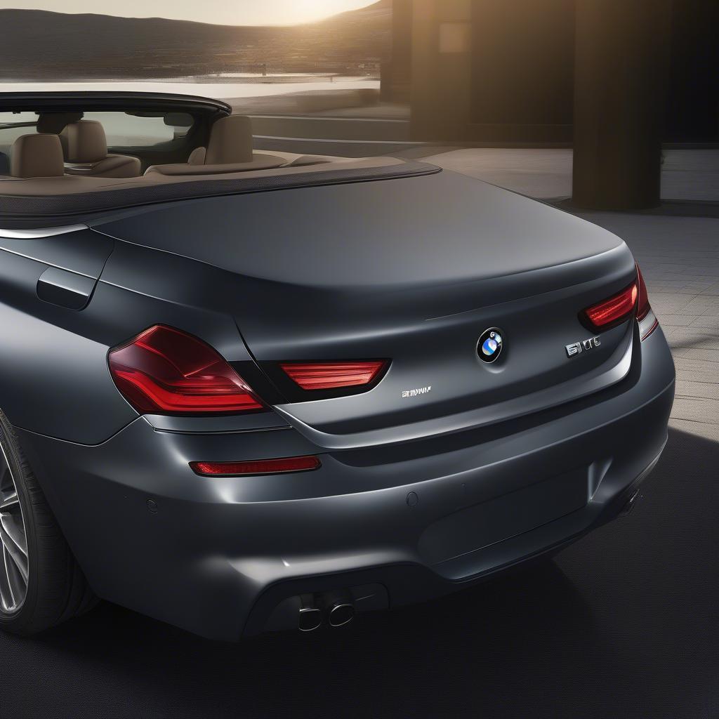 Thiết kế đuôi xe BMW 650i Cabriolet