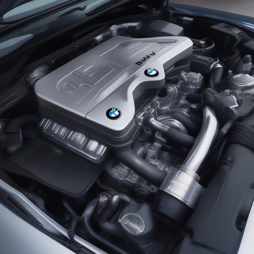 Động cơ V8 mạnh mẽ của BMW 654i