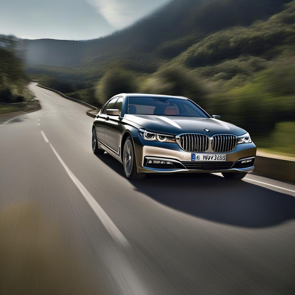 BMW 7 chỗ 2017 vận hành mạnh mẽ trên đường