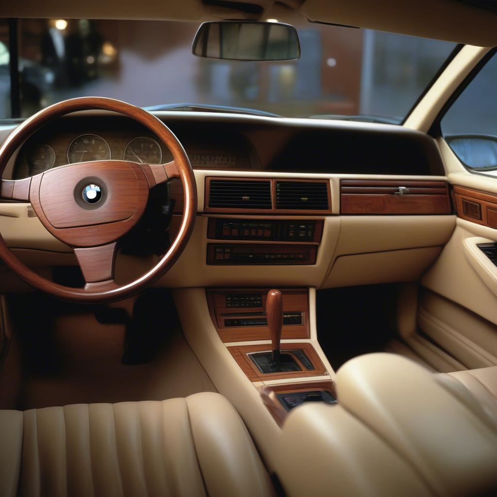 BMW 7 Series 1990: Nội thất