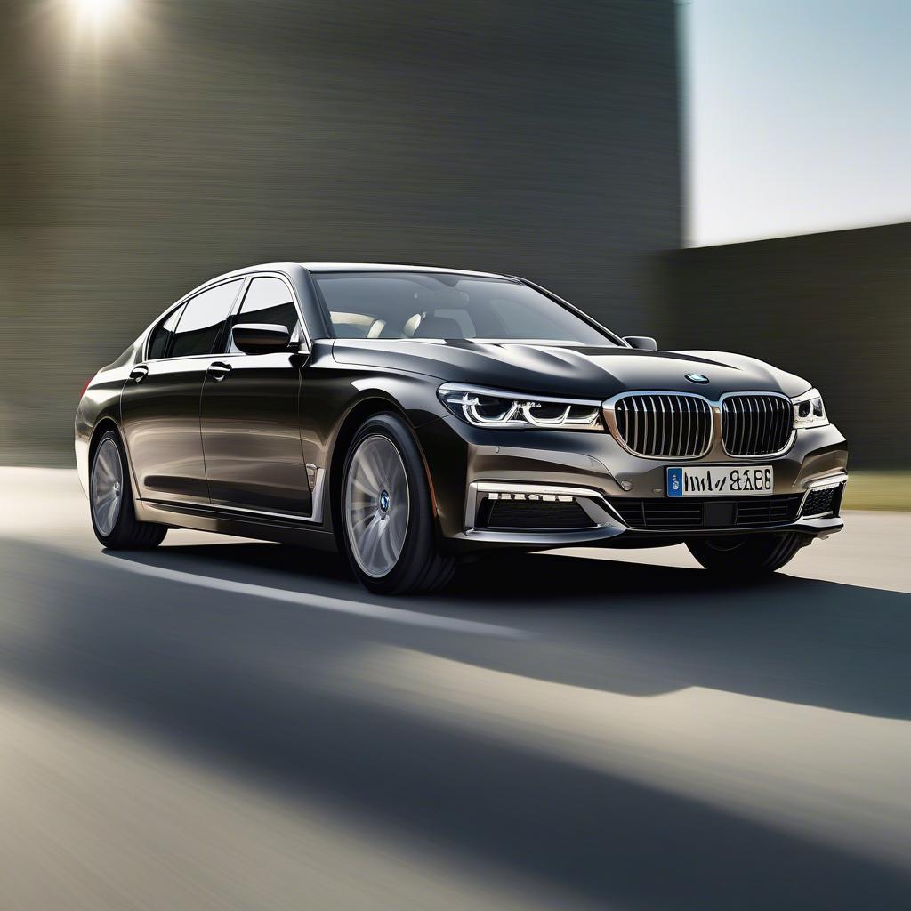 Ngoại thất thể thao của BMW 7 Series 2016