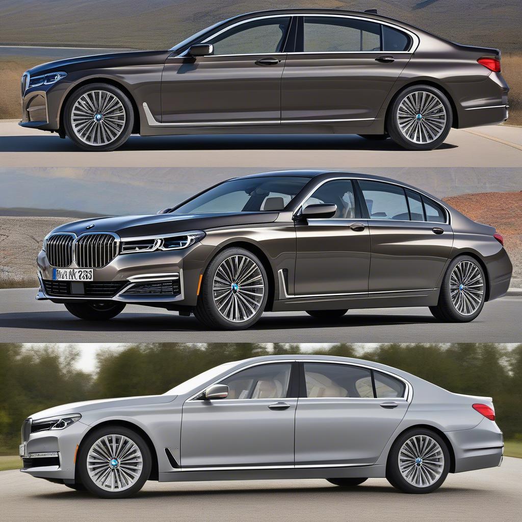 So sánh ngoại thất BMW 7 Series 2018 và 2020