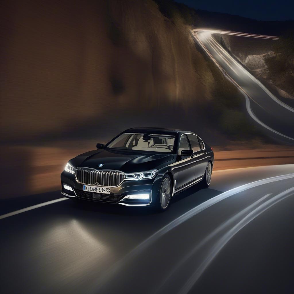 Đèn pha Adaptive LED trên BMW 7 Series