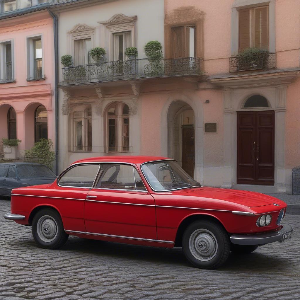 BMW 700 Coupe Đỏ