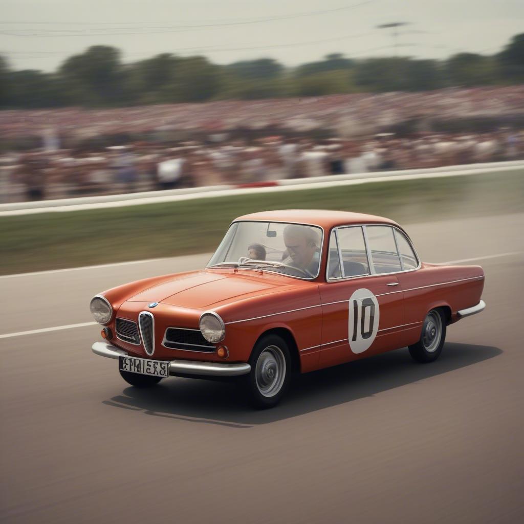 BMW 700 LS trên đường đua