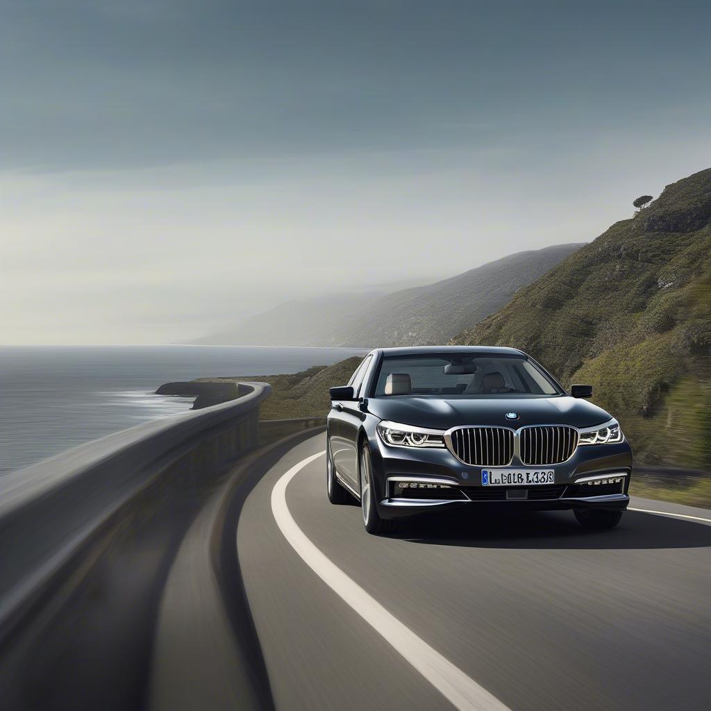 BMW 730Li 2017 vận hành trên đường