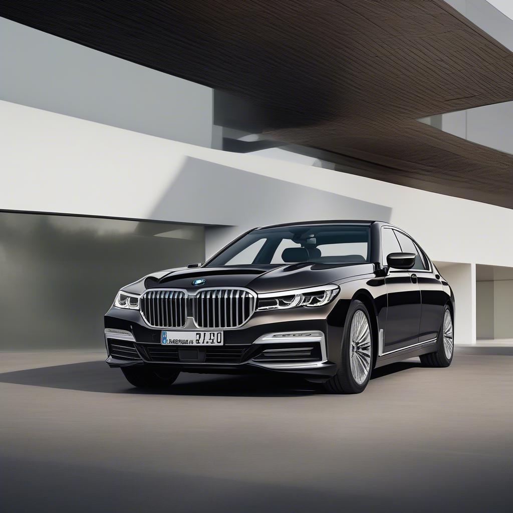 Thiết kế ngoại thất BMW 730Li sang trọng và hiện đại