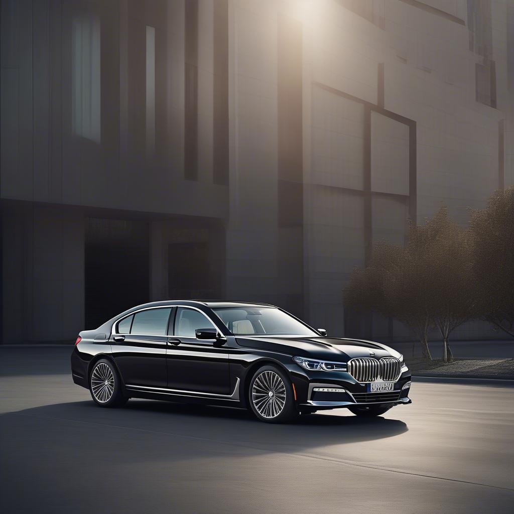 Ngoại thất BMW 740i 2018 sang trọng và hiện đại