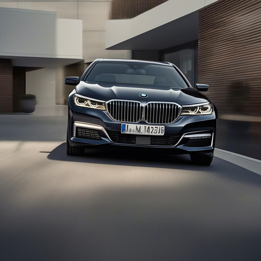 Ngoại thất BMW 740i 2018 sang trọng và hiện đại