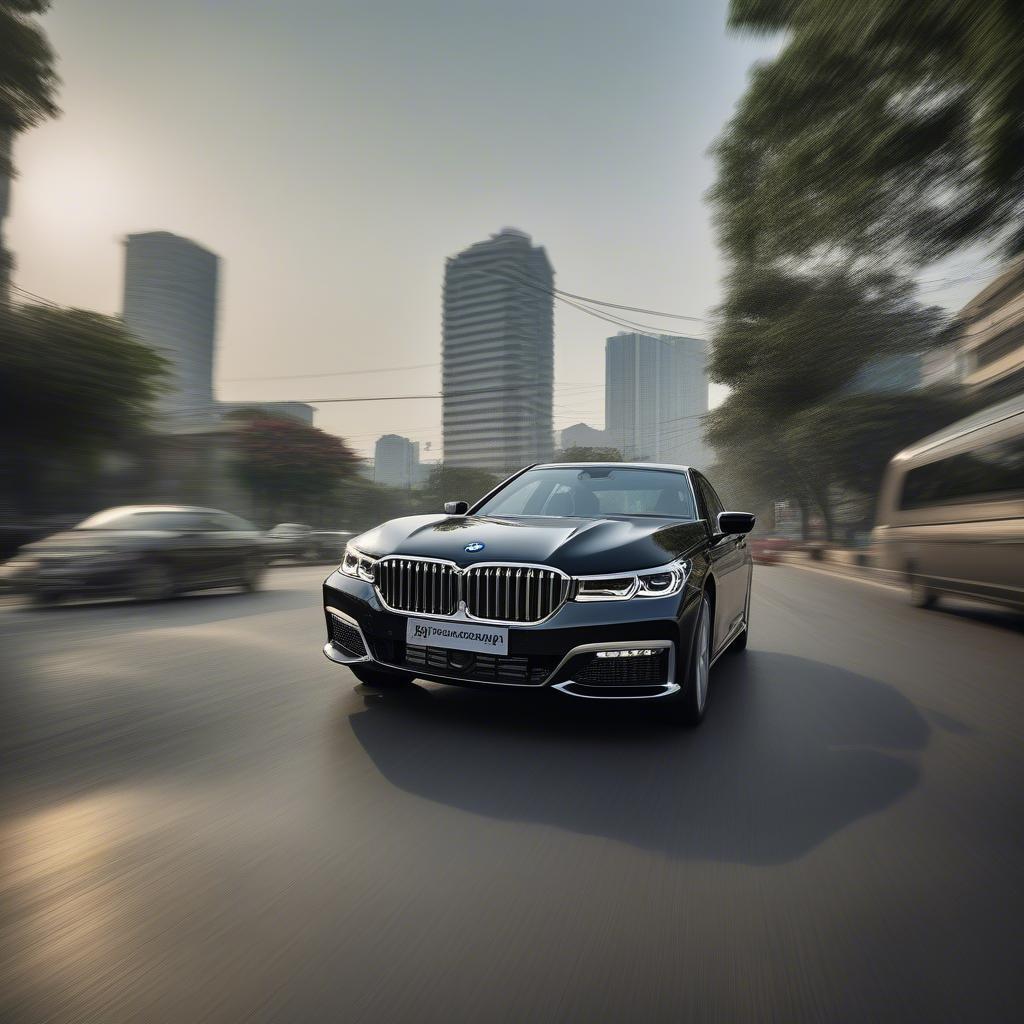 BMW 740i Đường Phố Hà Nội