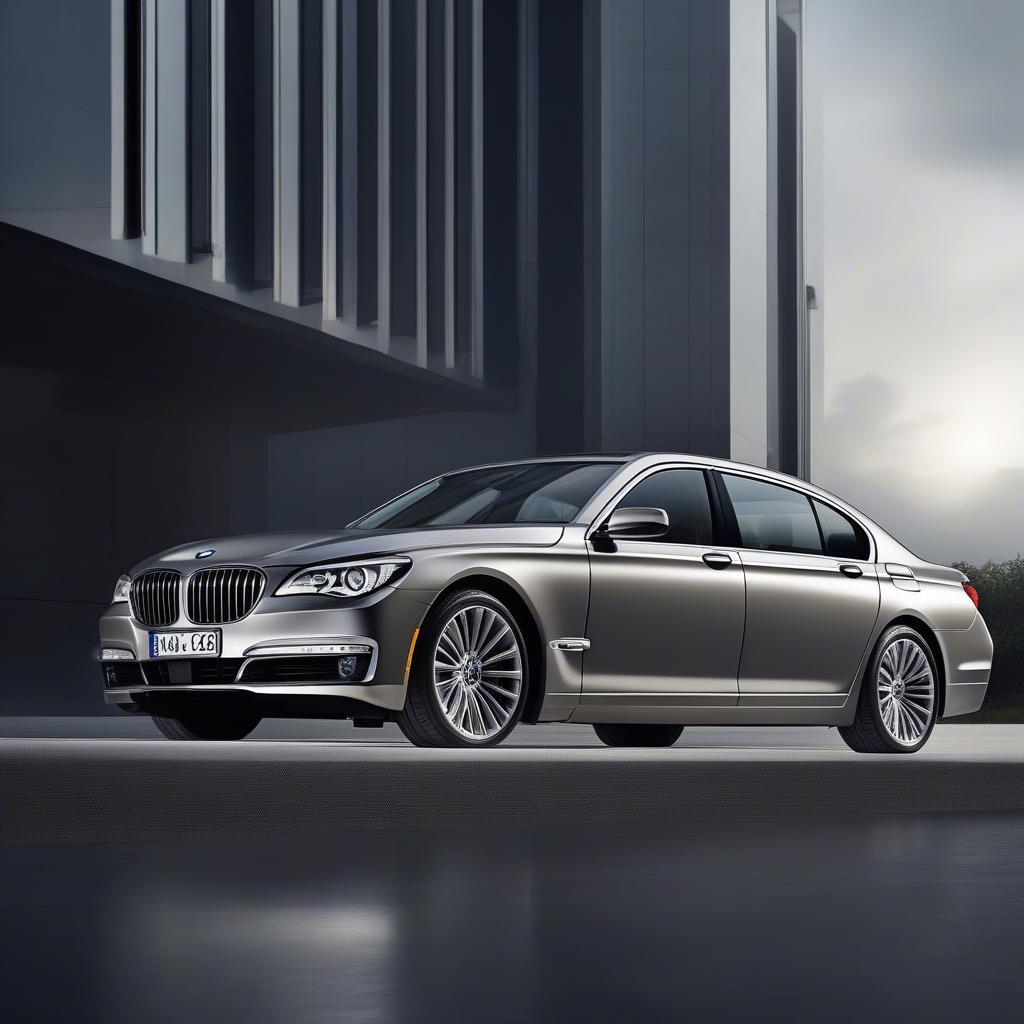 Ngoại thất BMW 740Li 2015 sang trọng và lịch lãm