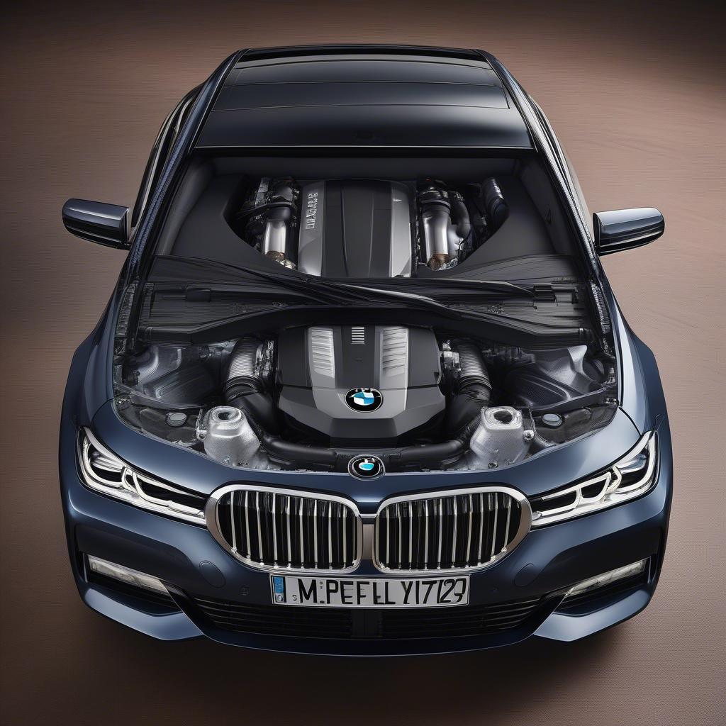 Động cơ BMW 740Li 2019 mạnh mẽ và êm ái