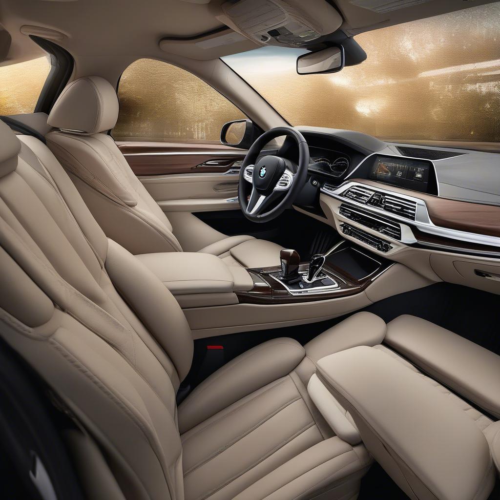 Nội thất đẳng cấp của BMW 740Li 2019