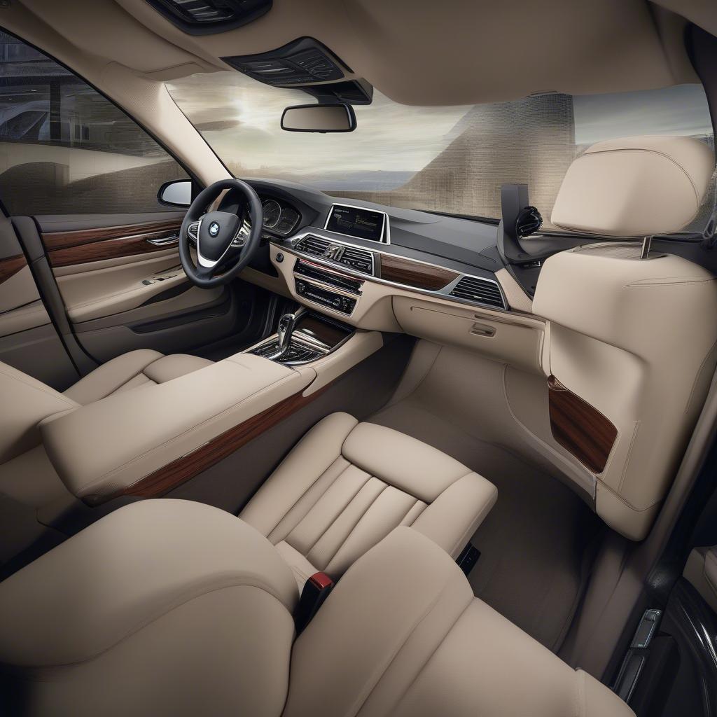 BMW 740Li 7E21 2016 Nội Thất