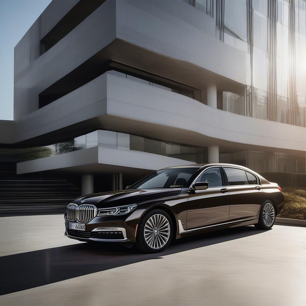 BMW 740Li ngoại thất sang trọng