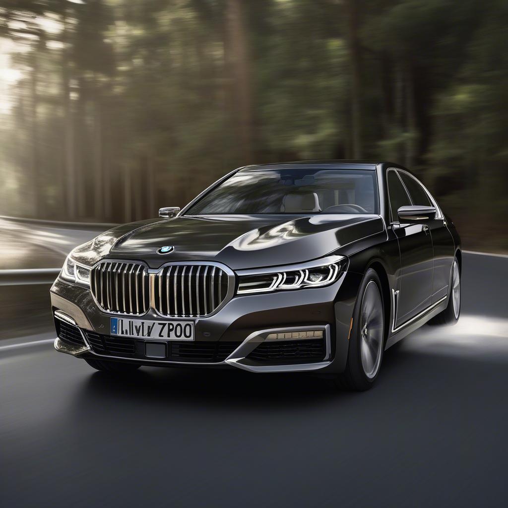 BMW 740Li vận hành mạnh mẽ