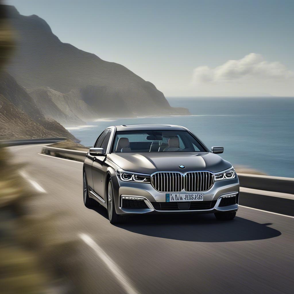 BMW 740Li vận hành mạnh mẽ