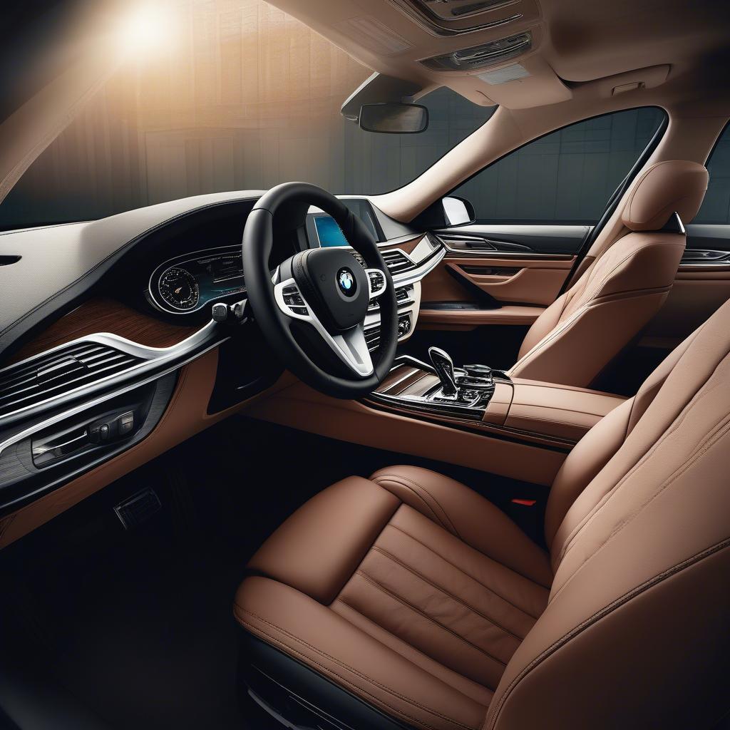 BMW 750i Lease NYC: Nội Thất Tinh Tế