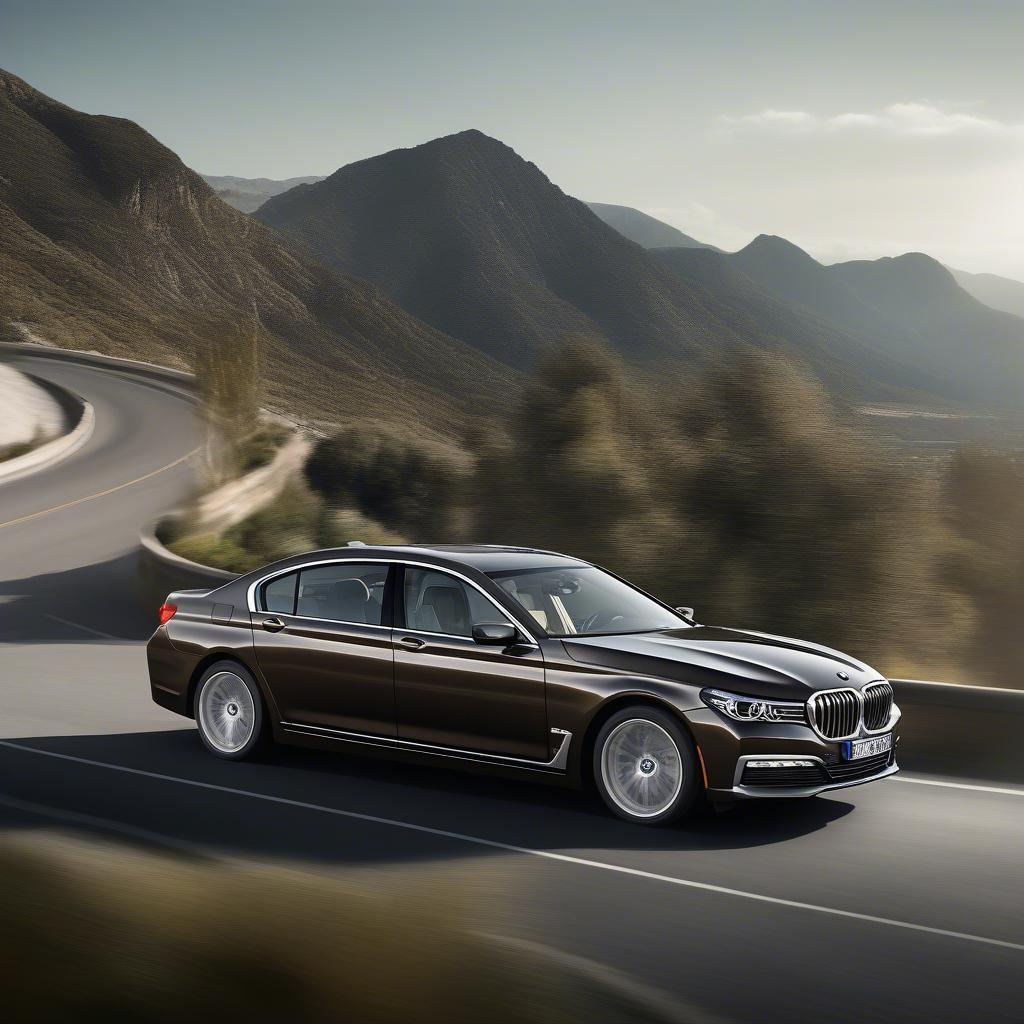 BMW 750i vận hành mạnh mẽ