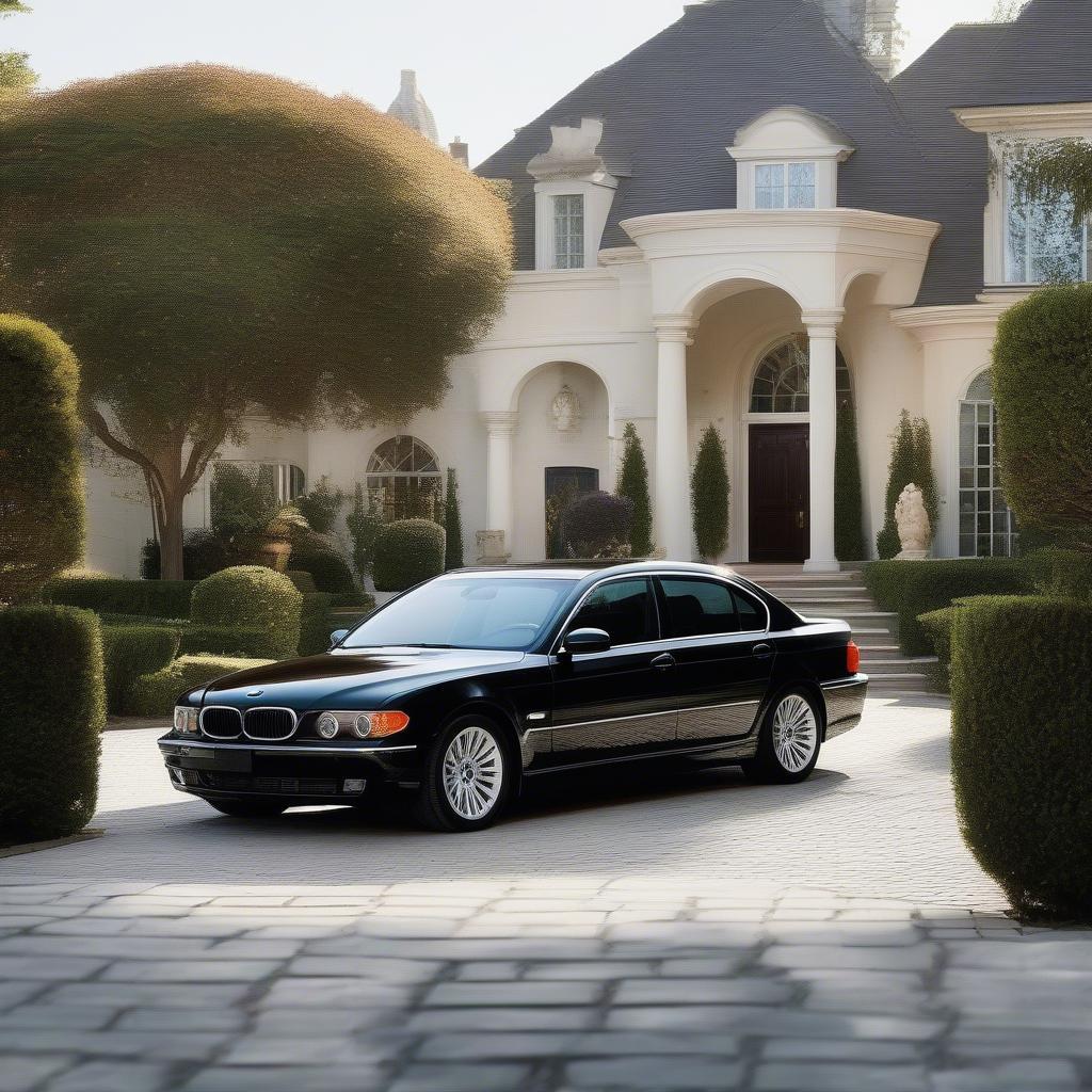 Ngoại thất BMW 750Li 2004 sang trọng và quyền lực