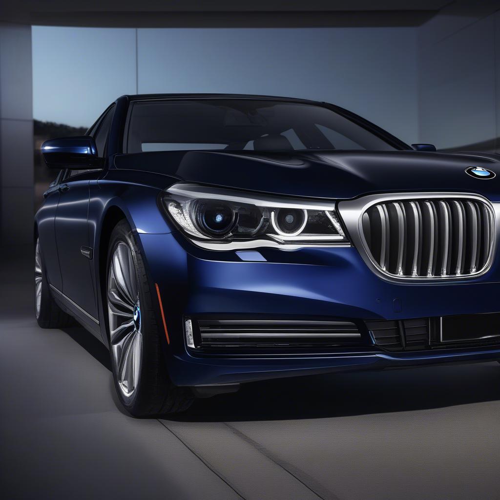 Ngoại thất BMW 750Li Imperial Blue Brilliant Effect