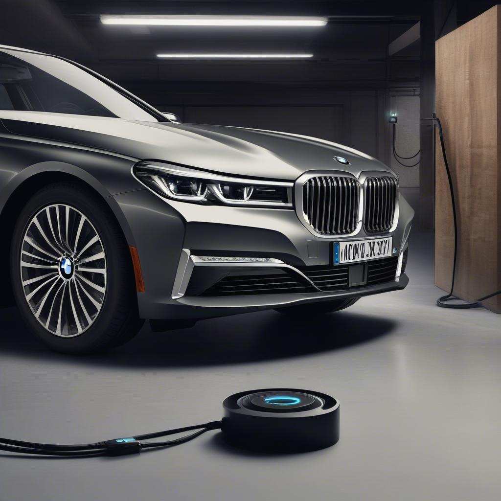 BMW 760 đang được sạc