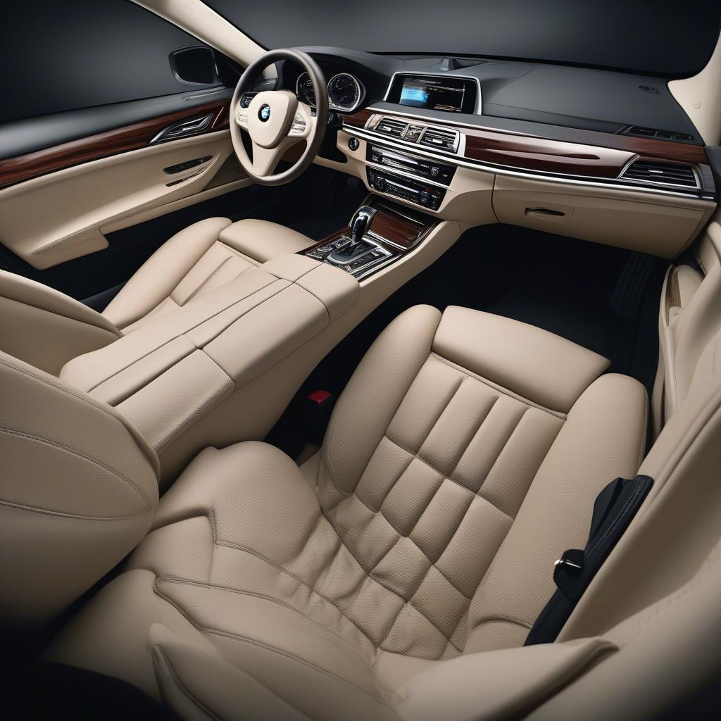 BMW 760Li E66 Body: Nội thất sang trọng