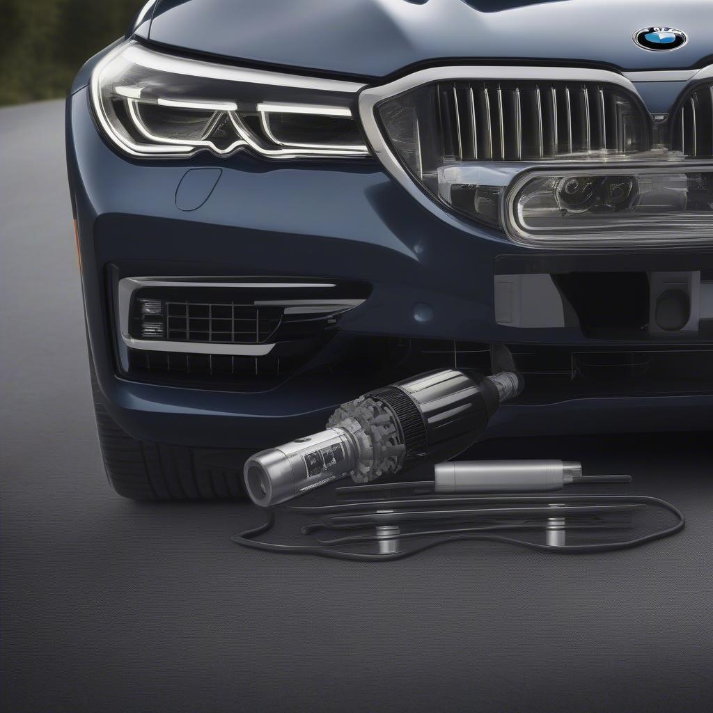 Hệ thống treo khí nén trên BMW 760Li xDrive 2018