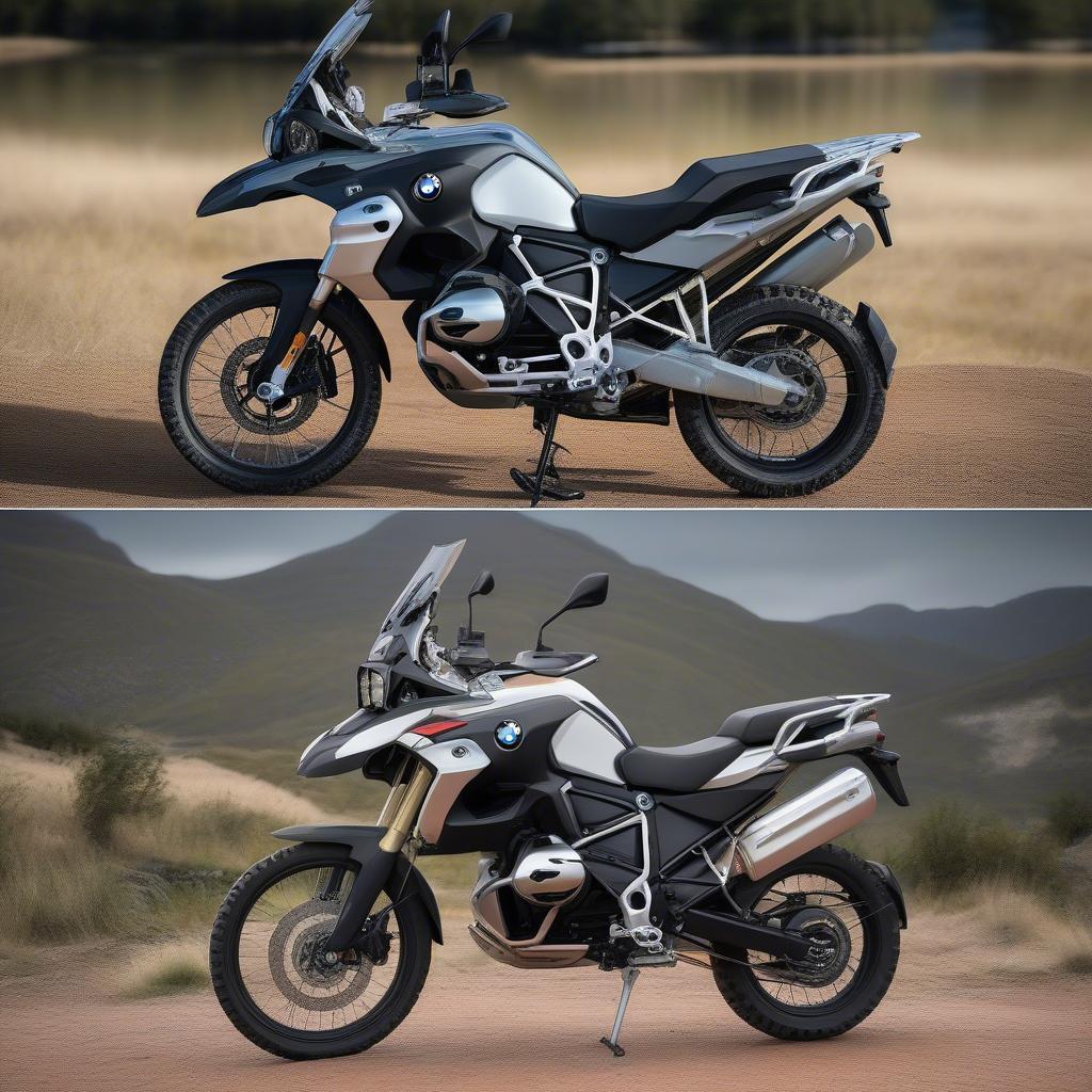 So sánh thiết kế BMW 850 GS và 850 GS Adventure