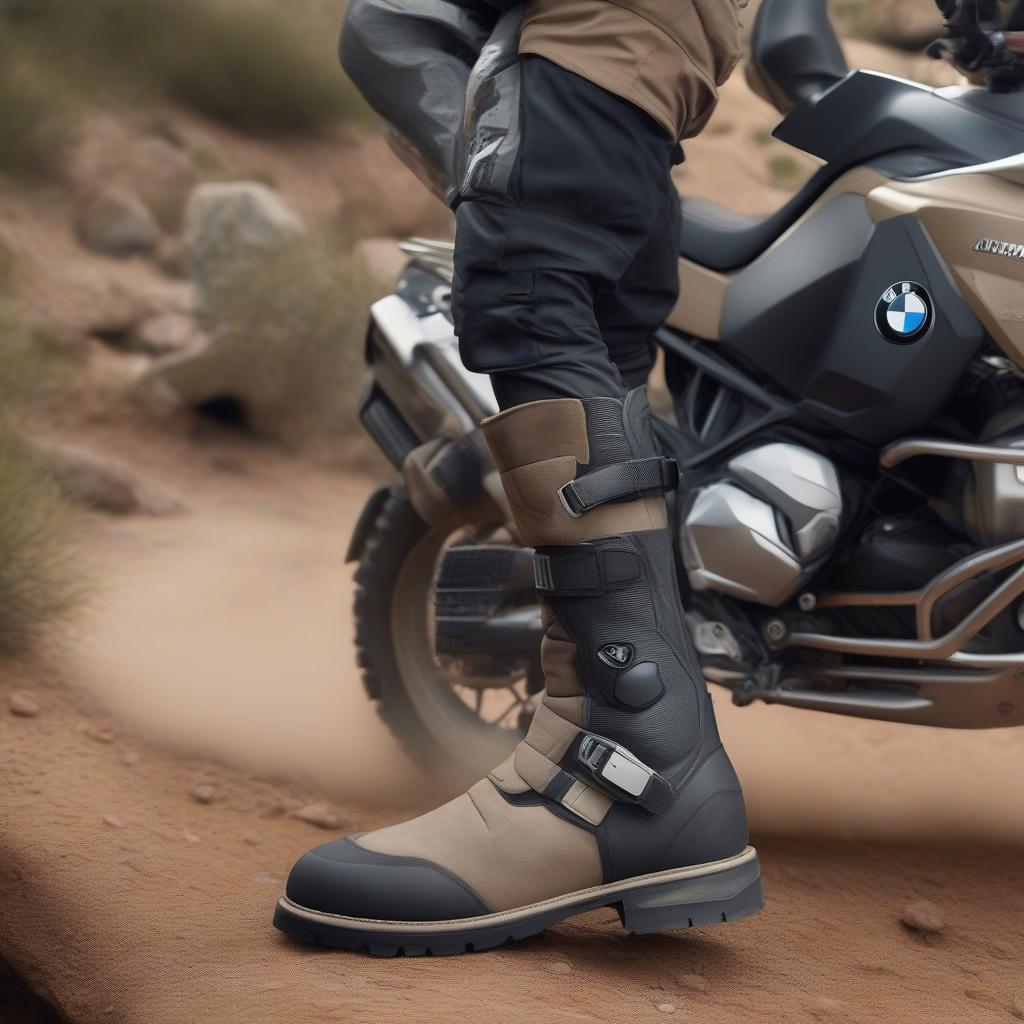 Giày BMW Adventure Boots bảo vệ chân người lái