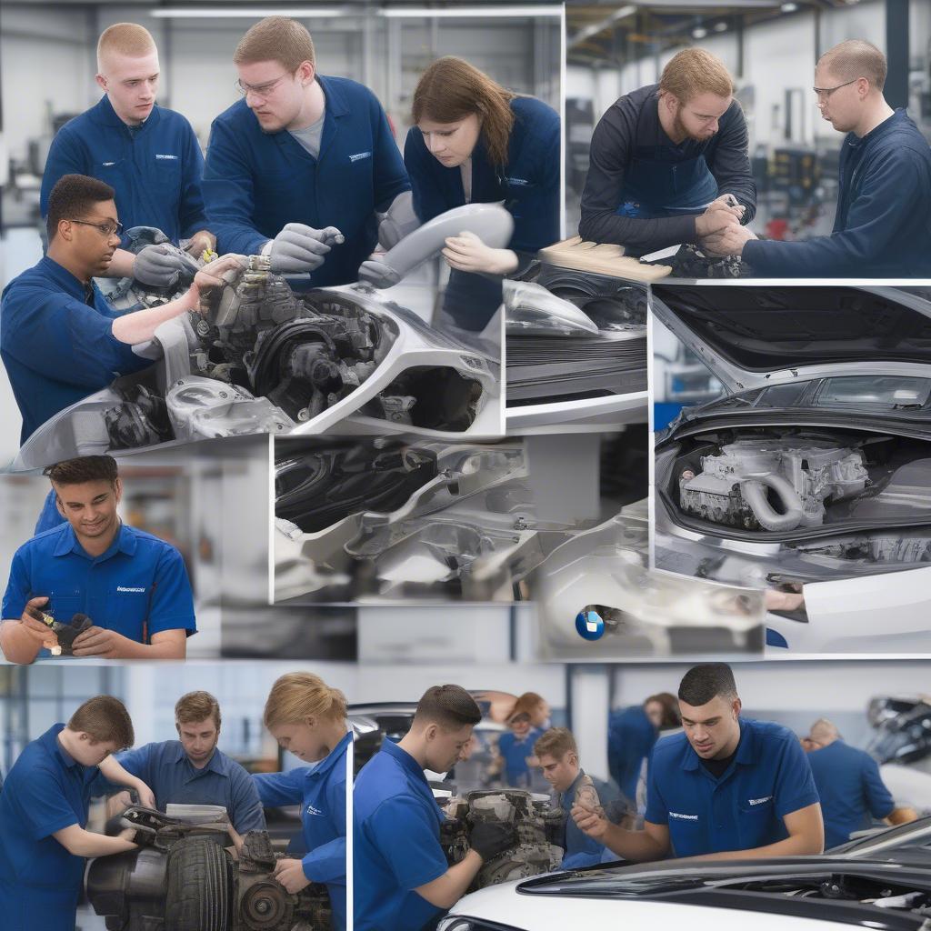 Các ngành đào tạo trong chương trình BMW Apprenticeships Nottingham