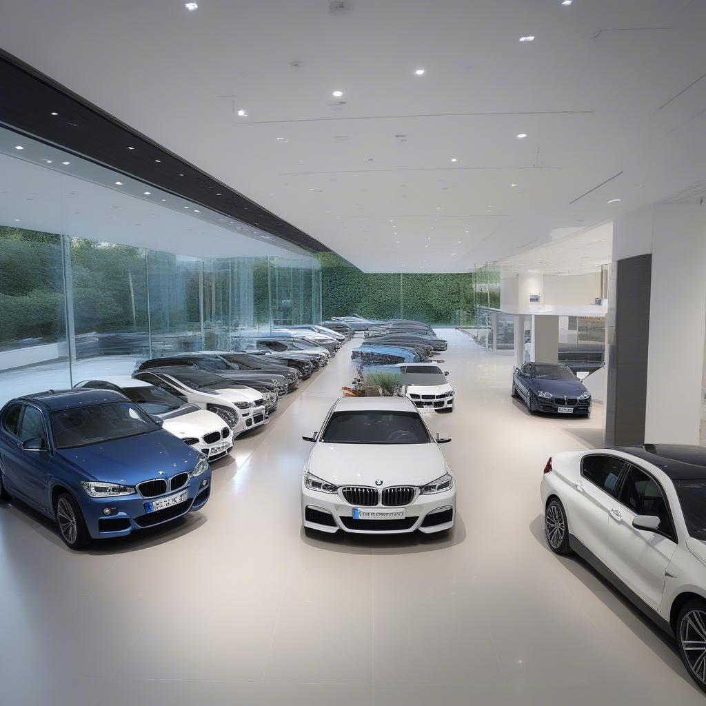 Showroom BMW Baden-Baden sang trọng và hiện đại