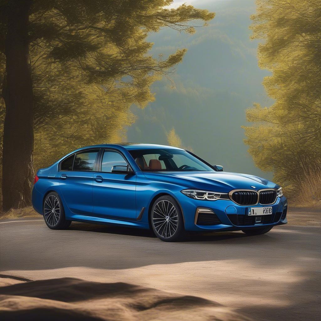 BMW Blue Ridge Mountain dưới ánh nắng mặt trời