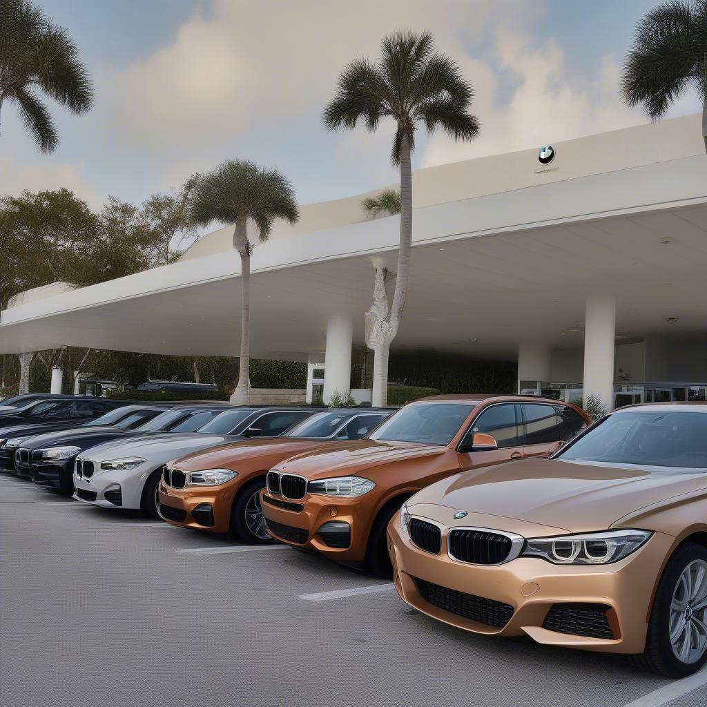 BMW trưng bày tại Boca Raton, Florida