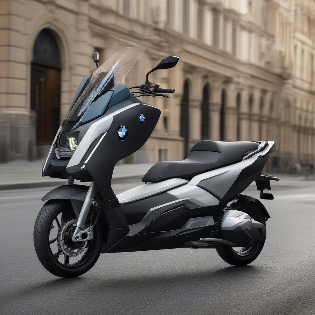 BMW C 400 GT/X vận hành trên đường phố đô thị