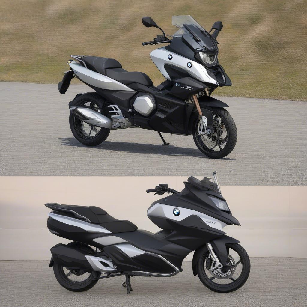 So sánh thiết kế BMW C 400 X và C 400 GT