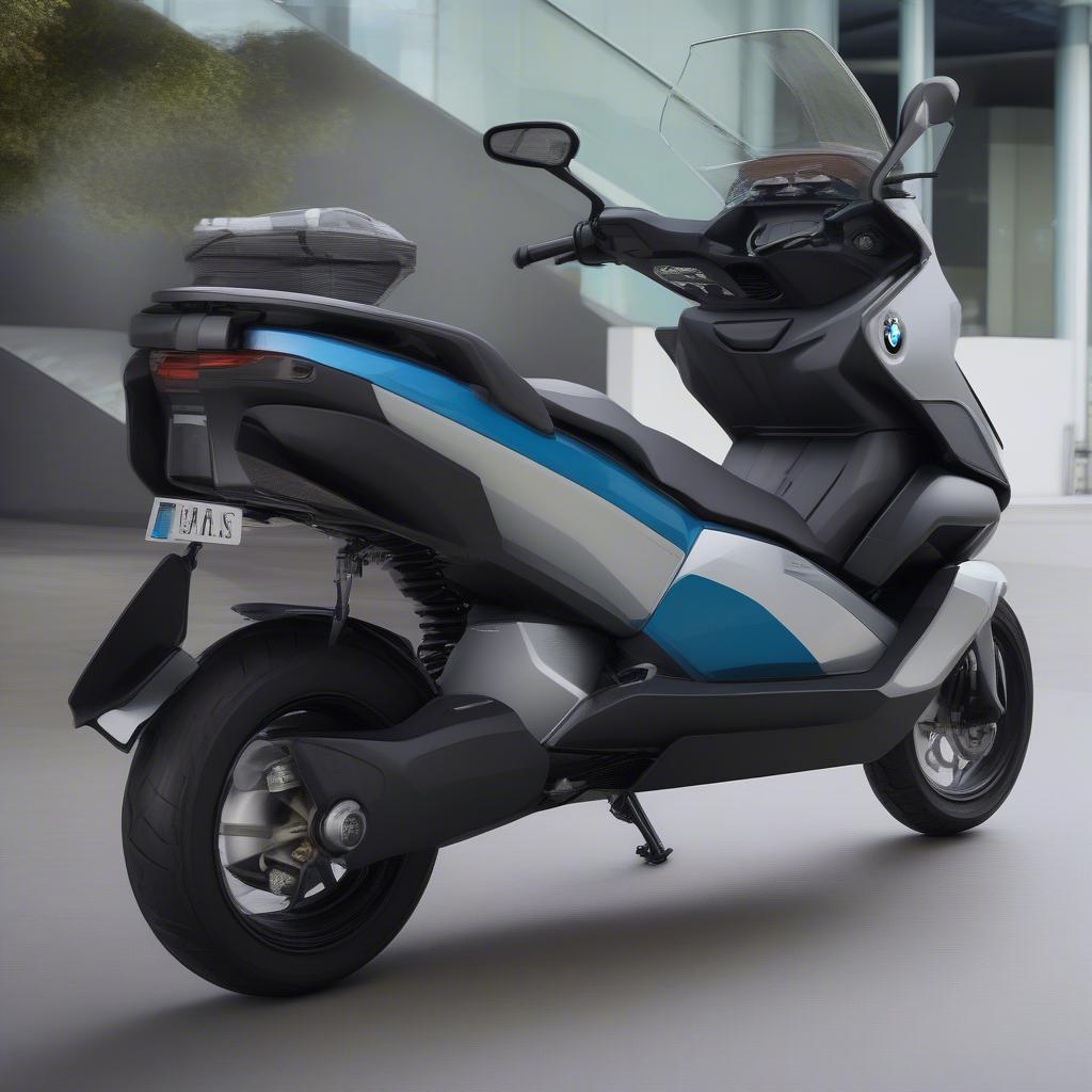 BMW C1: Thiết kế độc đáo với khung xe liền khối, mang đến sự an toàn vượt trội.