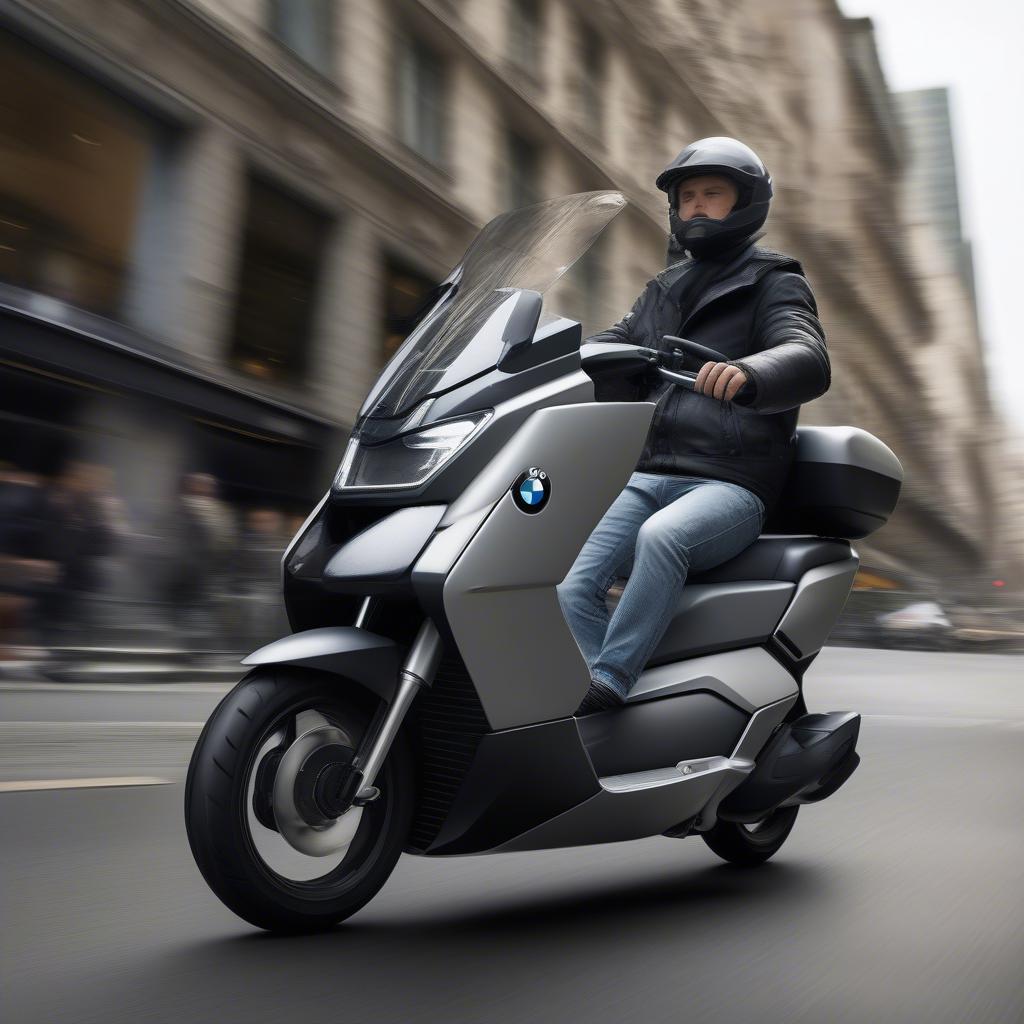 BMW C1: Xe tay ga mái che tiên phong