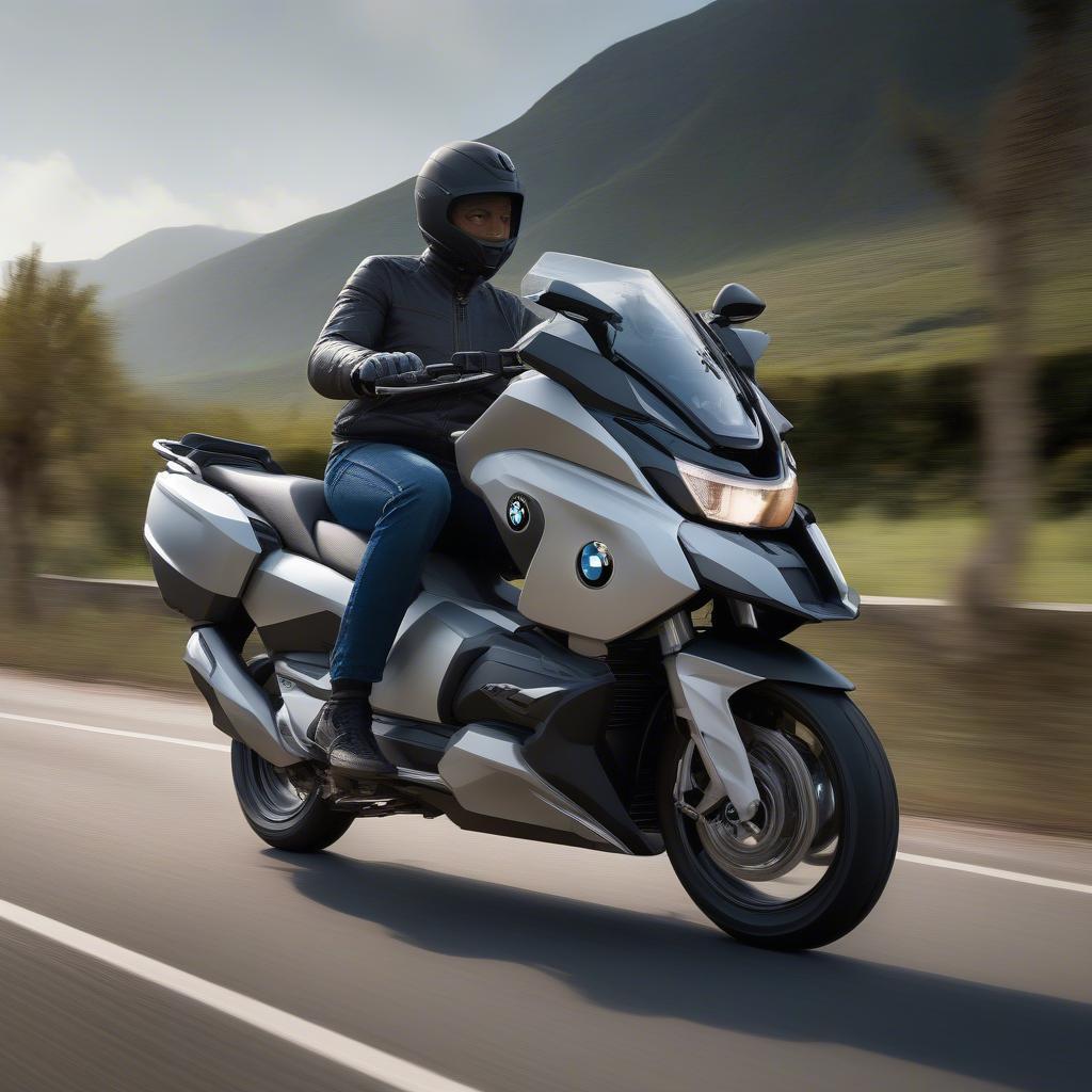 BMW C400GT Trải nghiệm lái xe