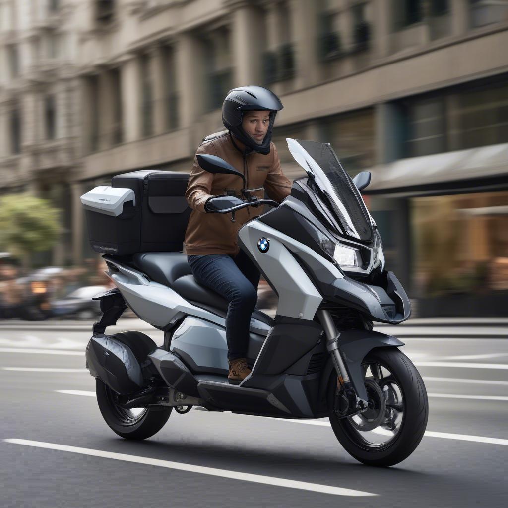 BMW C400X GT 2019 trong đô thị