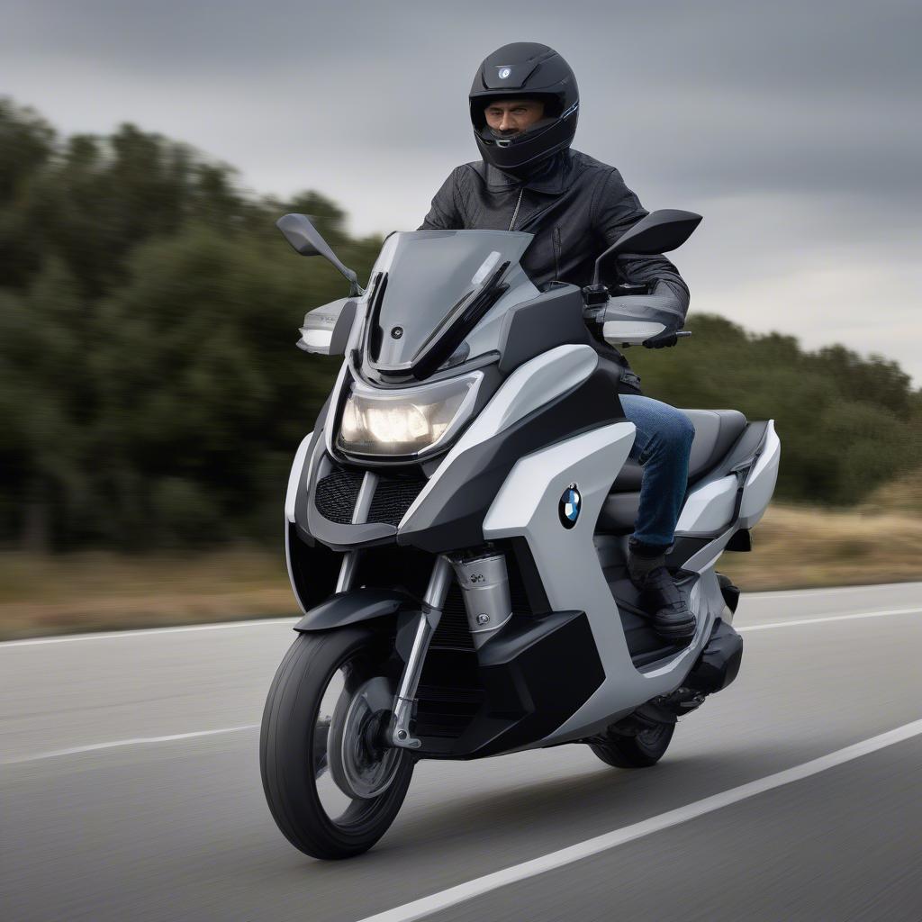 BMW C400X vận hành mạnh mẽ và ổn định trên đường trường