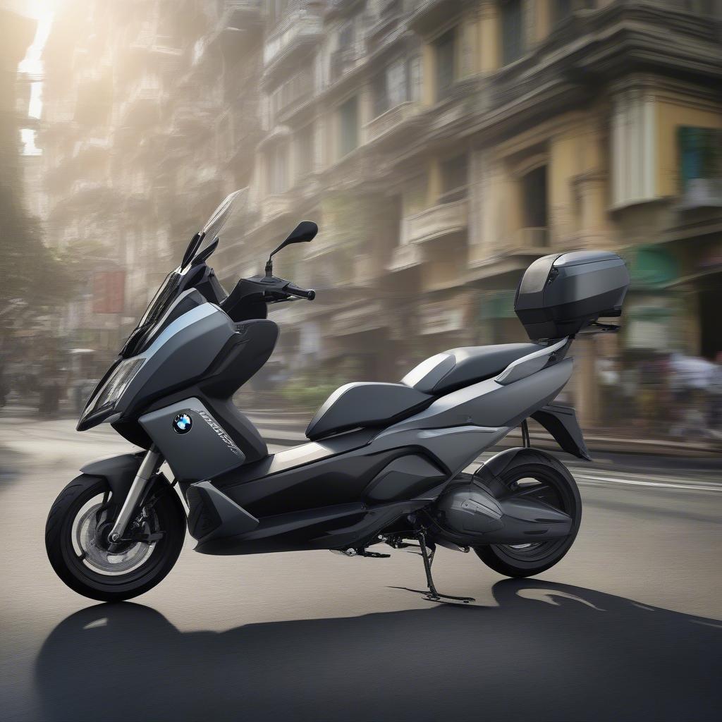 BMW C400X lướt nhẹ trên đường phố Philippines