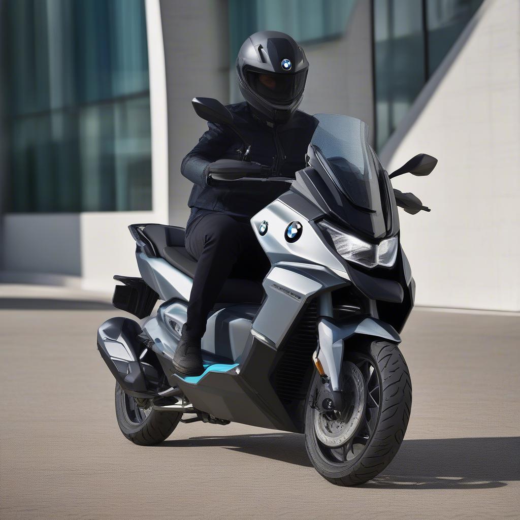 BMW C400X với các tính năng hiện đại