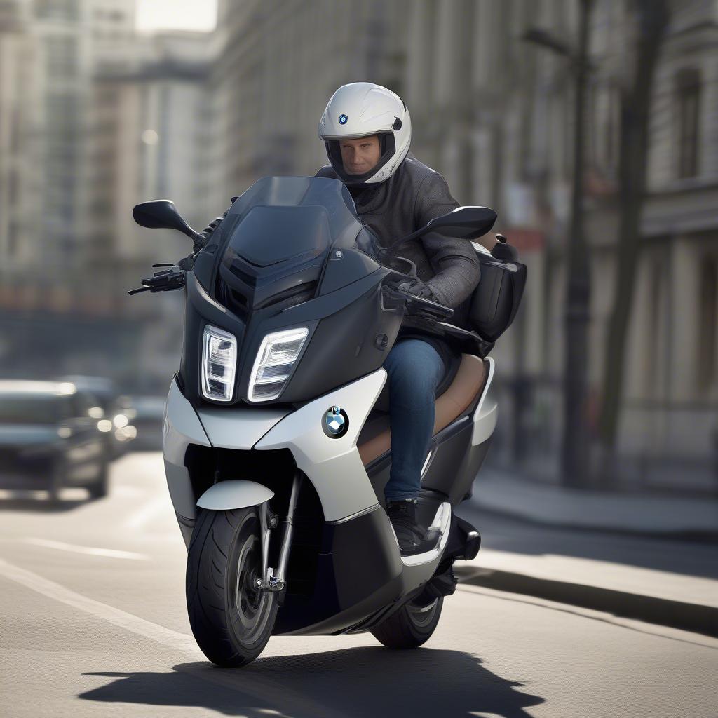 BMW C600 Trải Nghiệm Lái Xe