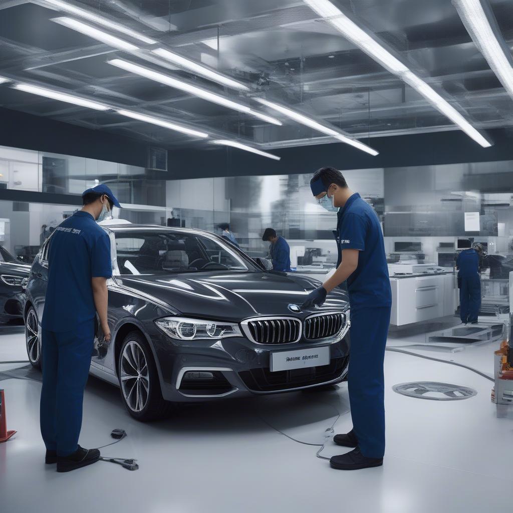 Dịch vụ chuyên nghiệp tại BMW Cầu Giấy